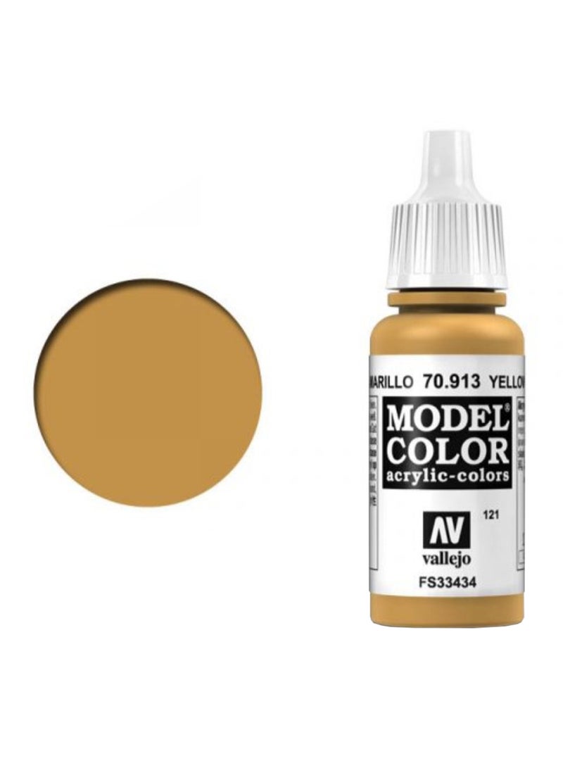 طلاء أكريليك من موديل كالر أصفر أكسيدي الرصاص
