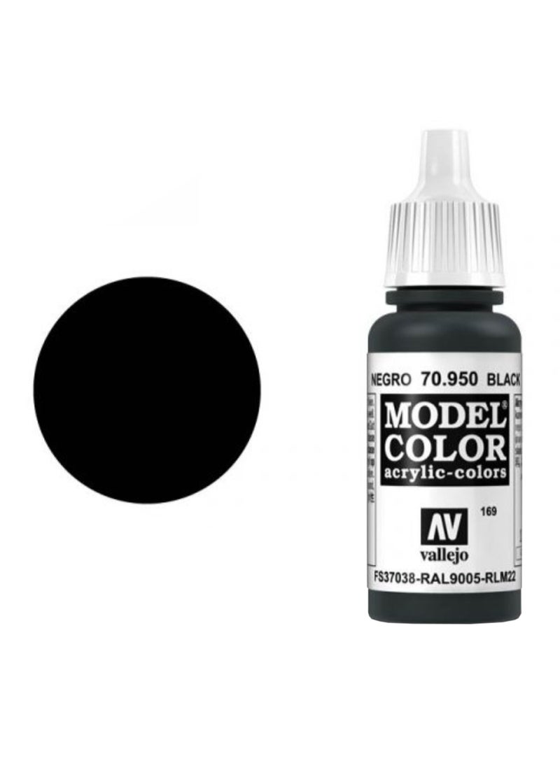 طلاء أكريليك من موديل كالر أسود