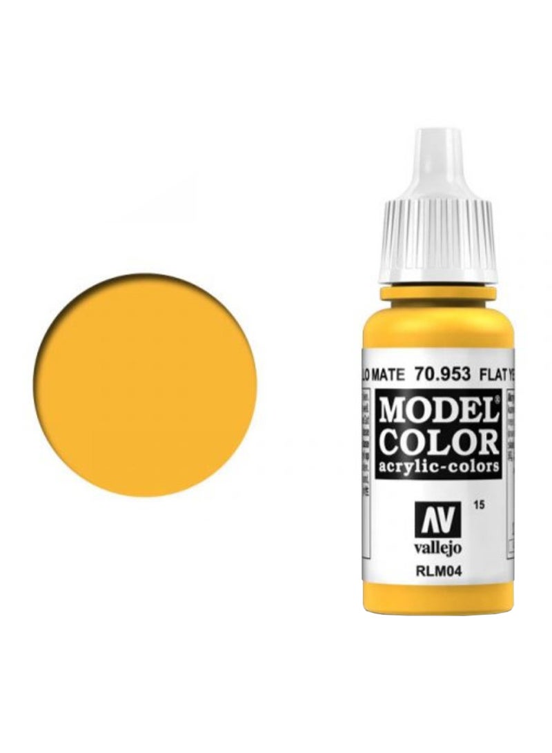 طلاء أكريليك من موديل كالر أصفر باهت