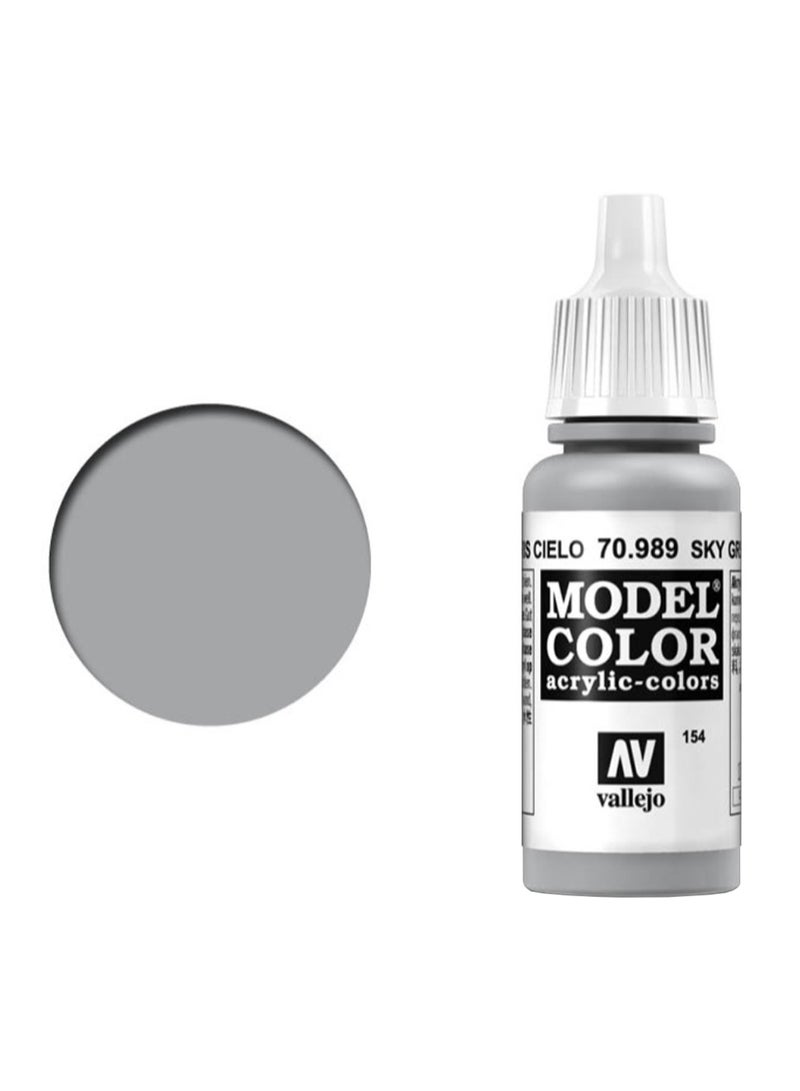 طلاء أكريليك من موديل كالر رمادي سماوي