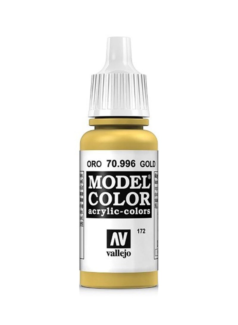 Vallejo Model Color Acrylic Paint Gold 