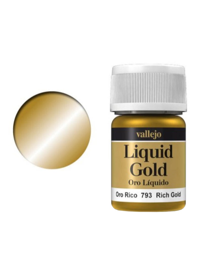 Liquid Acrylic Color Rich Gold