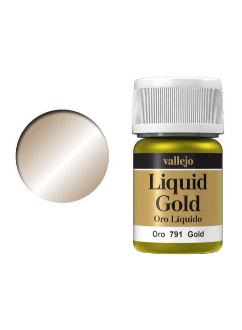 لون أكريليك سائل ذهبي