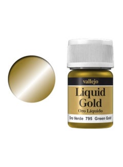 Vallejo Liquid Acrylic Color Green Gold 
