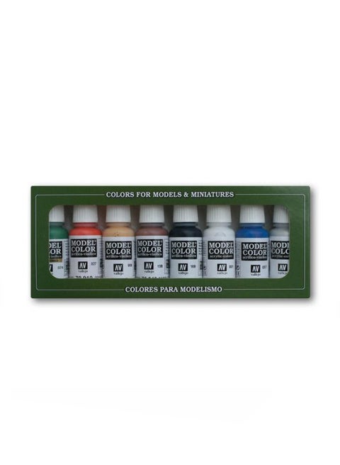 8-Piece Model Color Set Multicolor