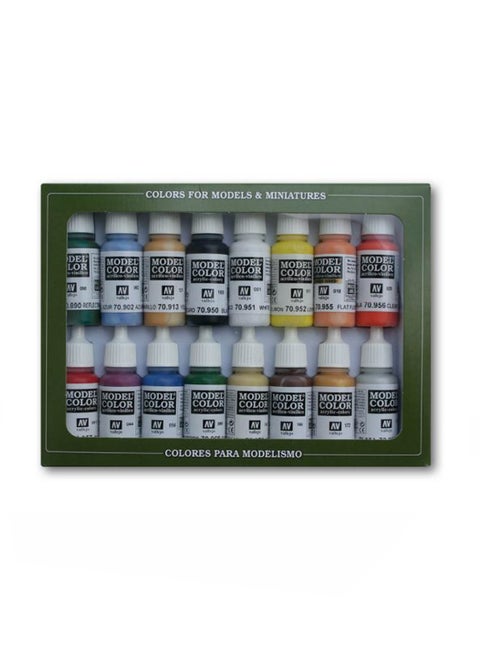 16-Piece Model Color Set Multicolor