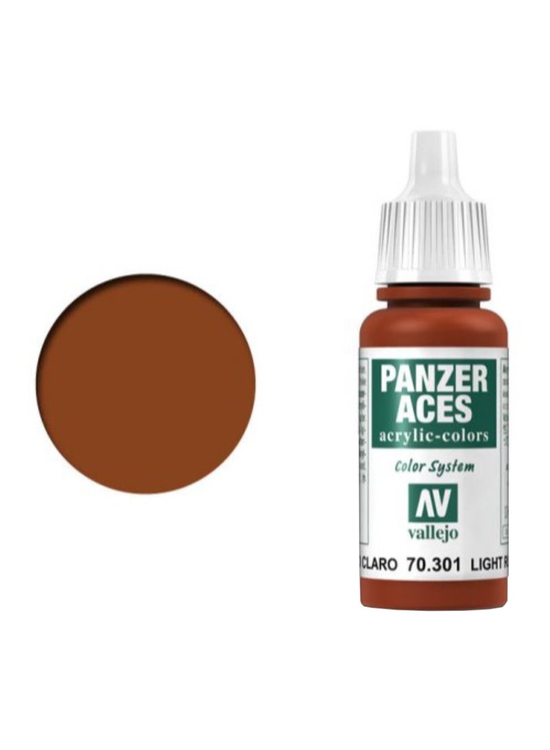 Vallejo Panzer Aces Acrylic Color Light Rust