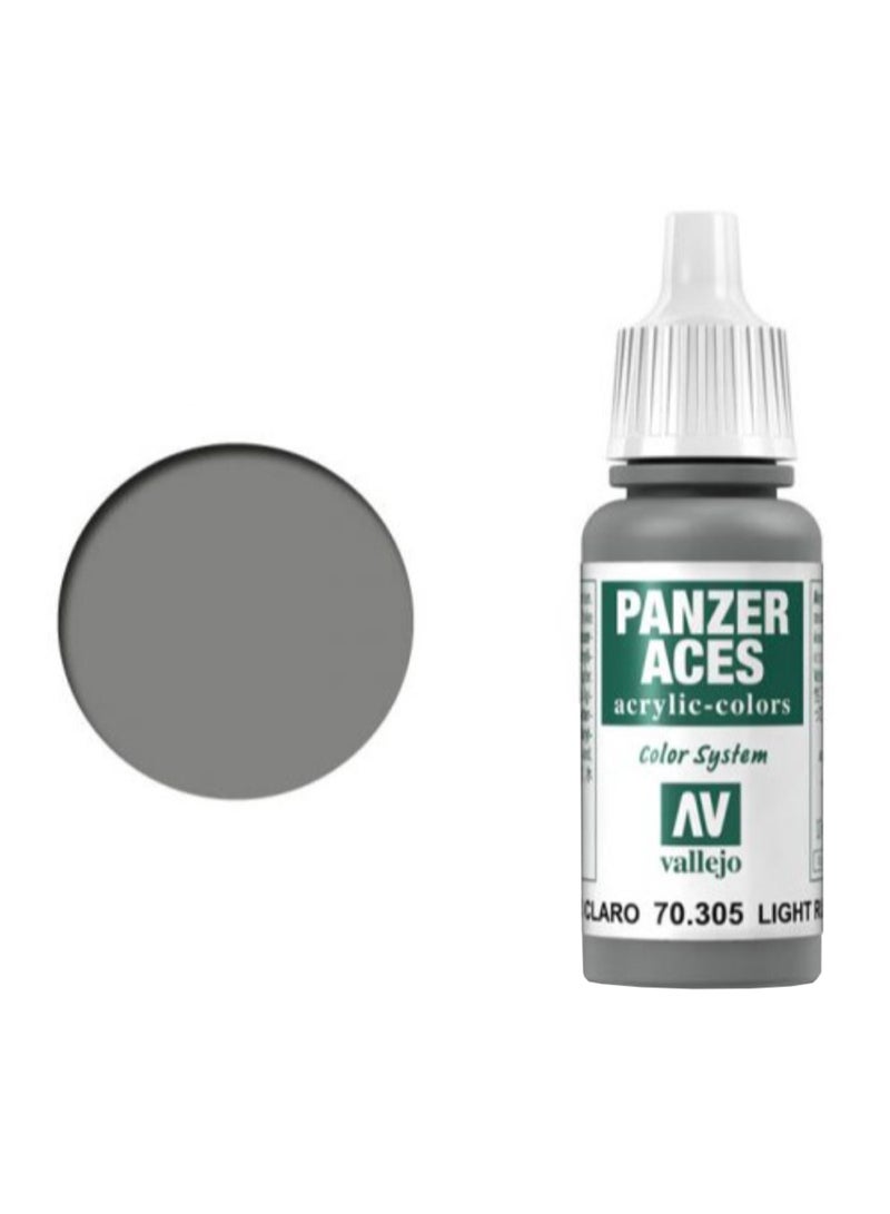 Vallejo Panzer Aces Acrylic Color Light Rubber