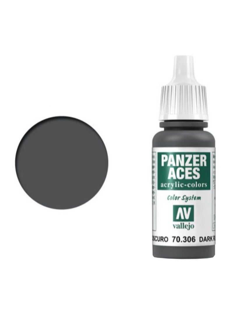 Vallejo Panzer Aces Acrylic Color Dark Rubber