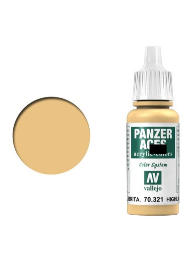 Vallejo Panzer Aces Acrylic Color British Tank Crew Highlights