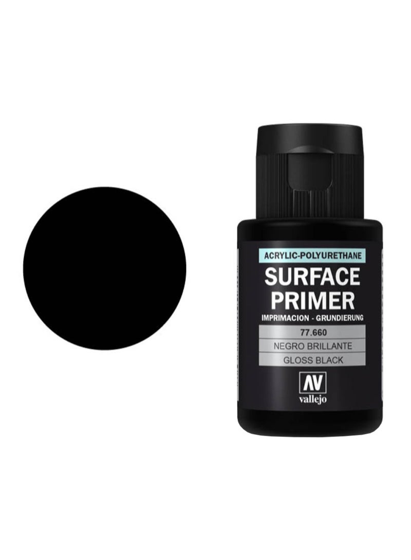 ورنيش ميتال كالار أسود لامع