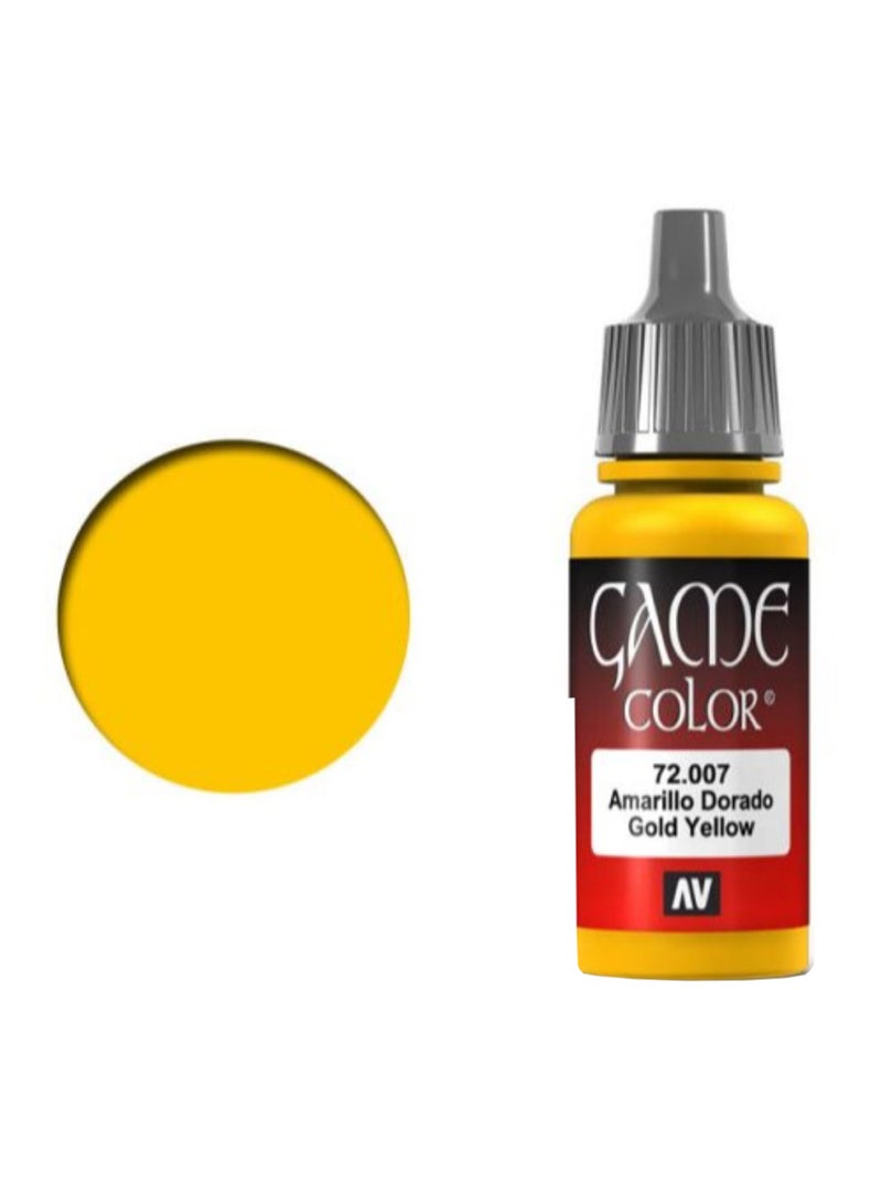 لون أكريليك من جيم أصفر ذهبي