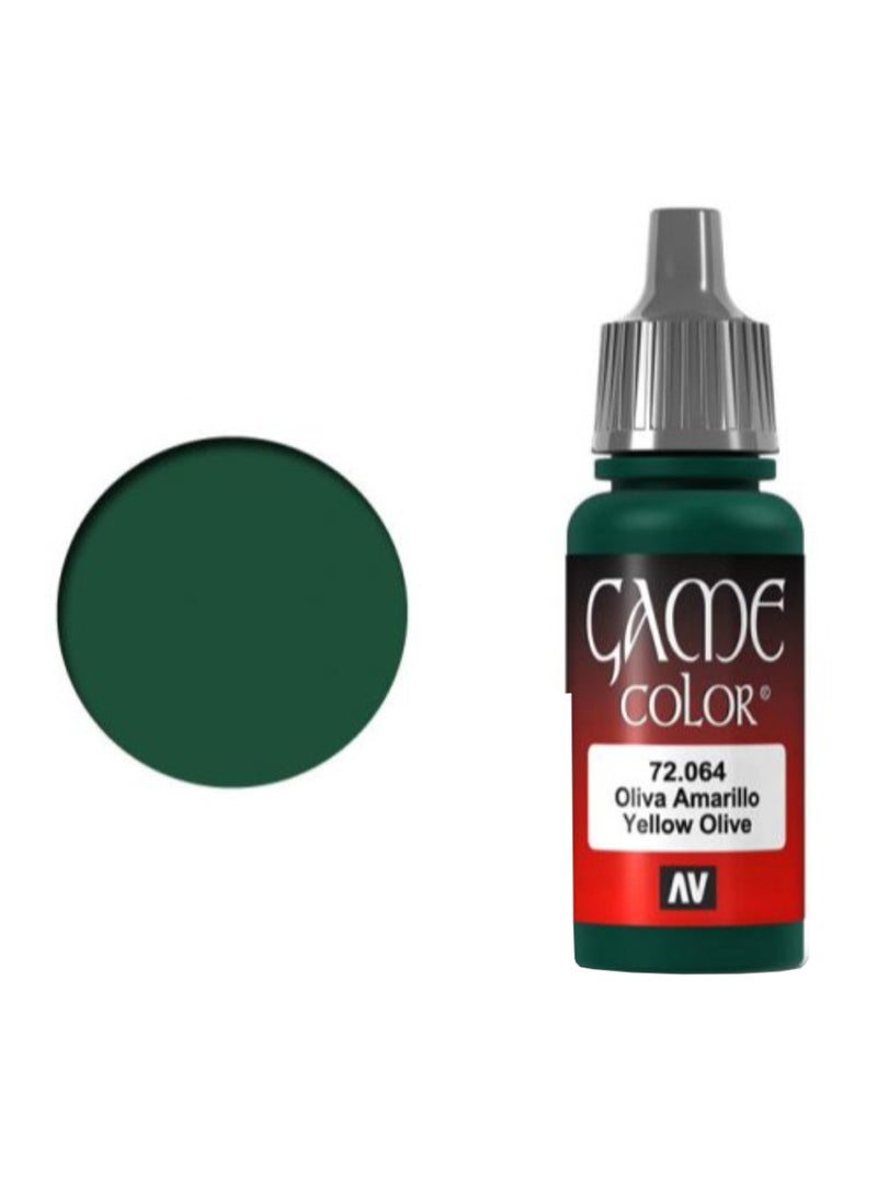 لون أكريليك من جيم زيتوني أصفر