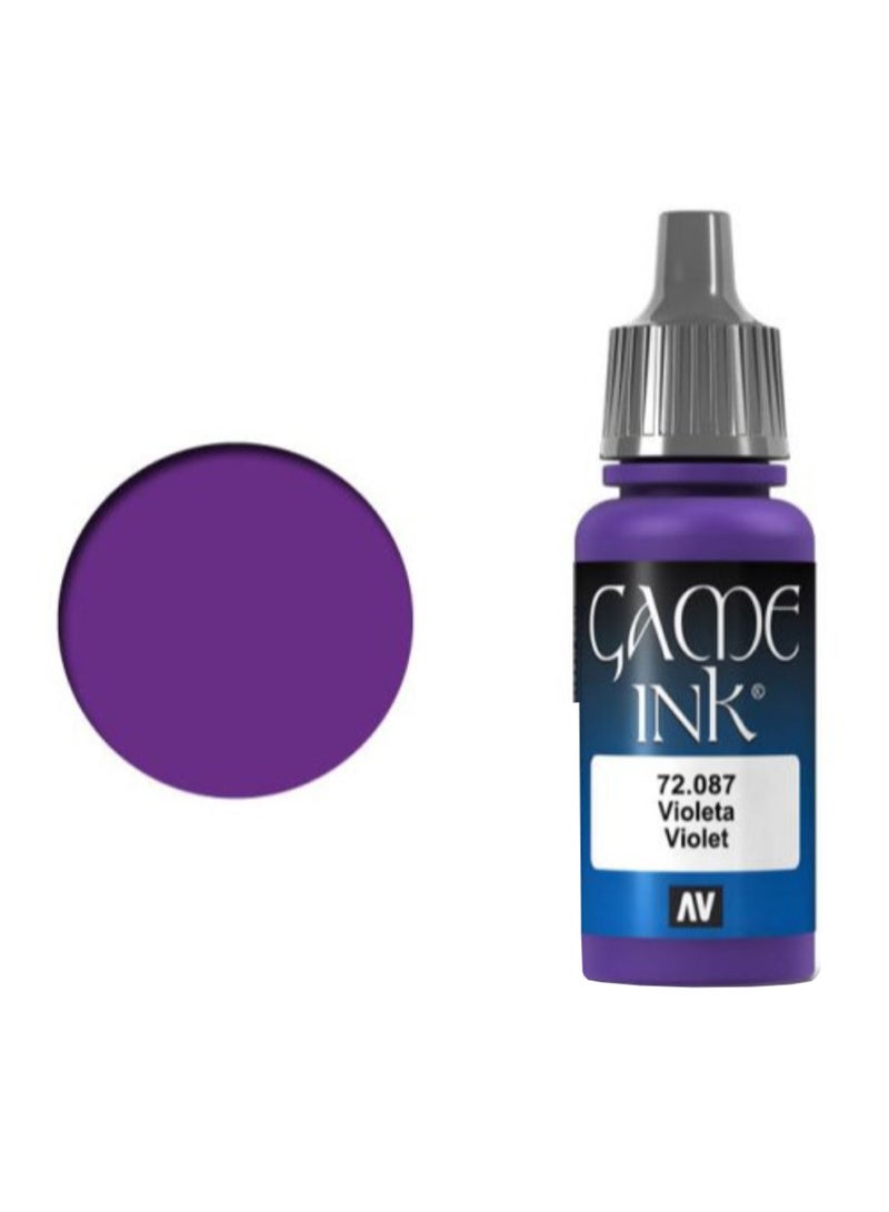 Game Color Acrylic Violet