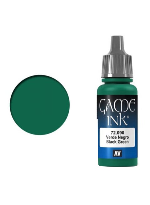 Game Color Acrylic Black Green