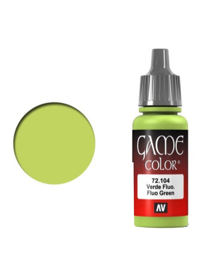 لون أكريليك من جيم أخضر فلورسنت