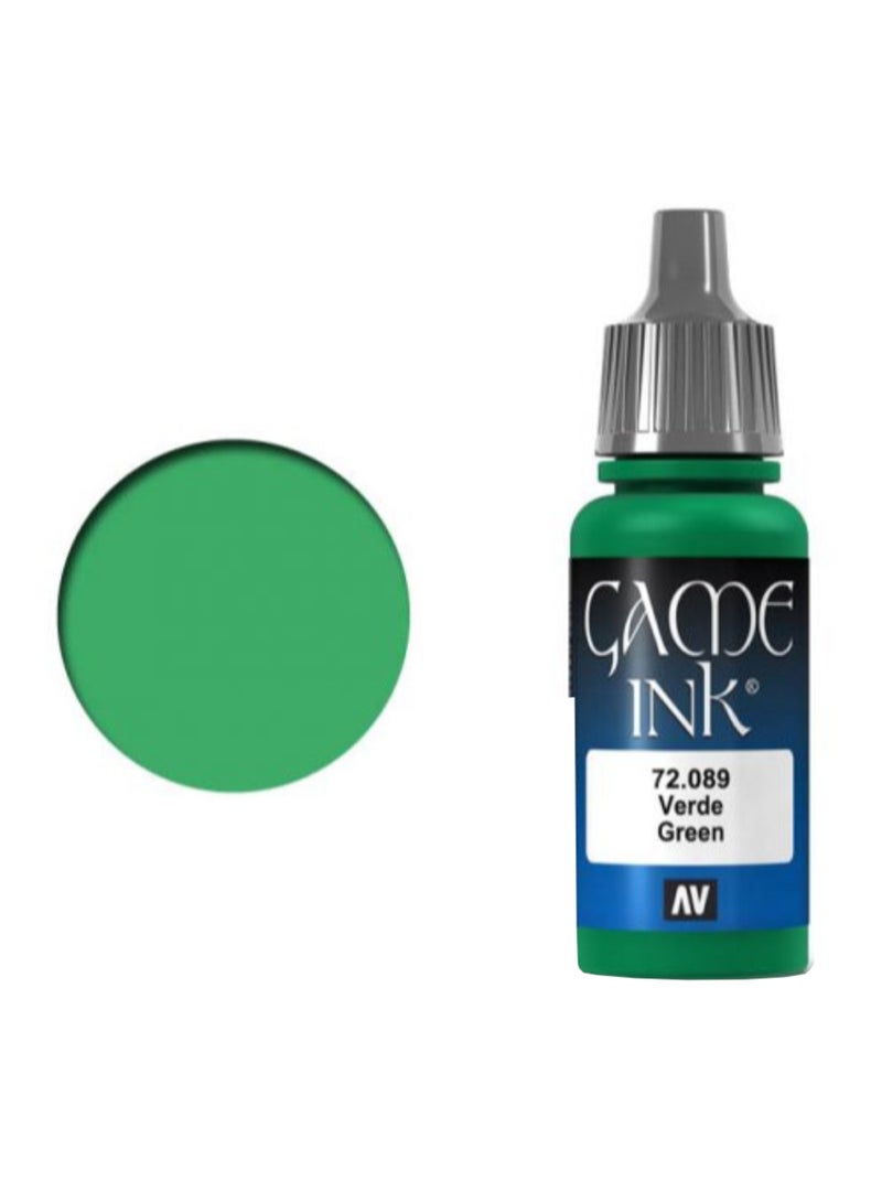 لون أكريليك من جيم أخضر