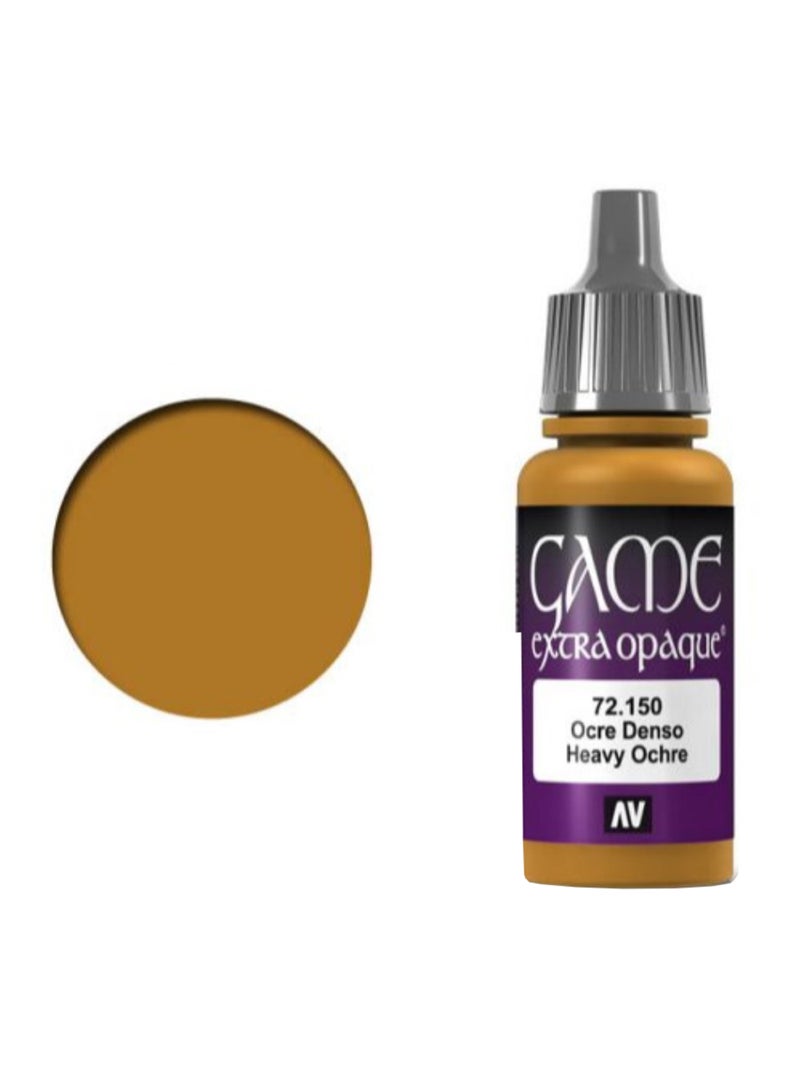 لون أكريليك بدرجة داكنة جيم إكسترا أصفر مائل إلى البني