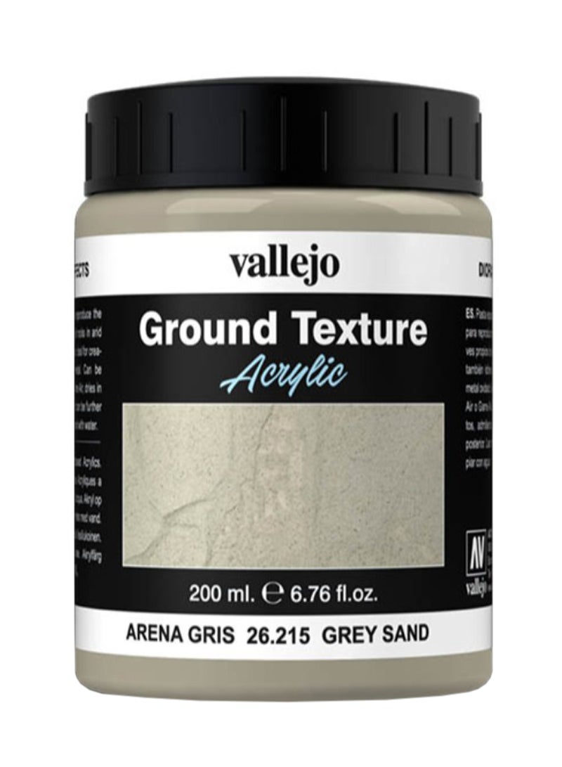 لون أكريليك على شكل نقشة أرضية رملي رمادي