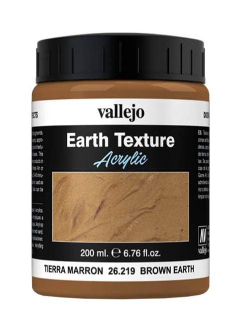 Ground Texture Acrylic Color Brown Earth