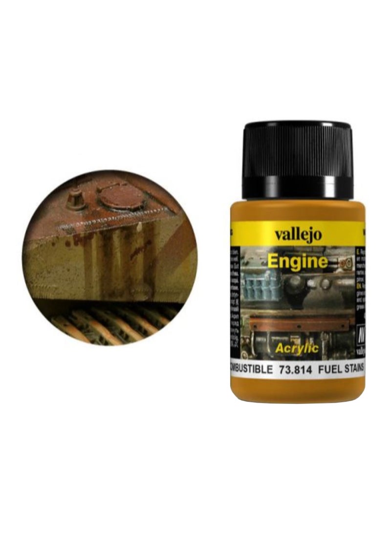 ألوان أكريليك لعمل تأثيرات الطقس بقع الوقود