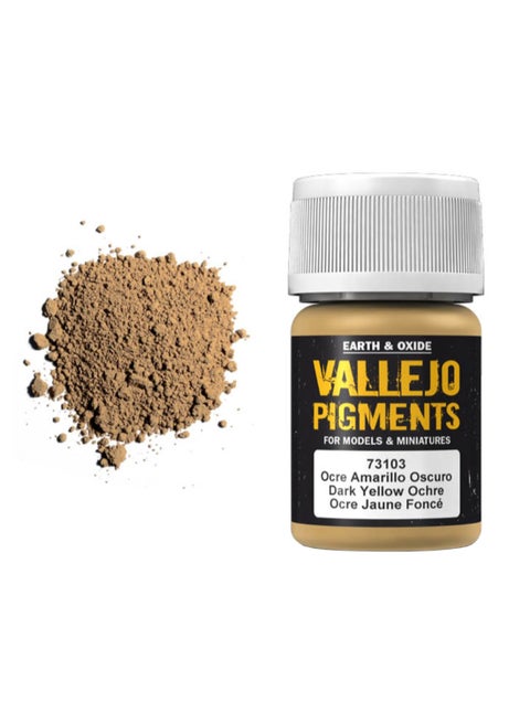 Pigments For Models And Miniatures Dark Yellow Ochre