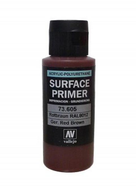 Surface Primer Acrylic Polyurethane German Red Brown