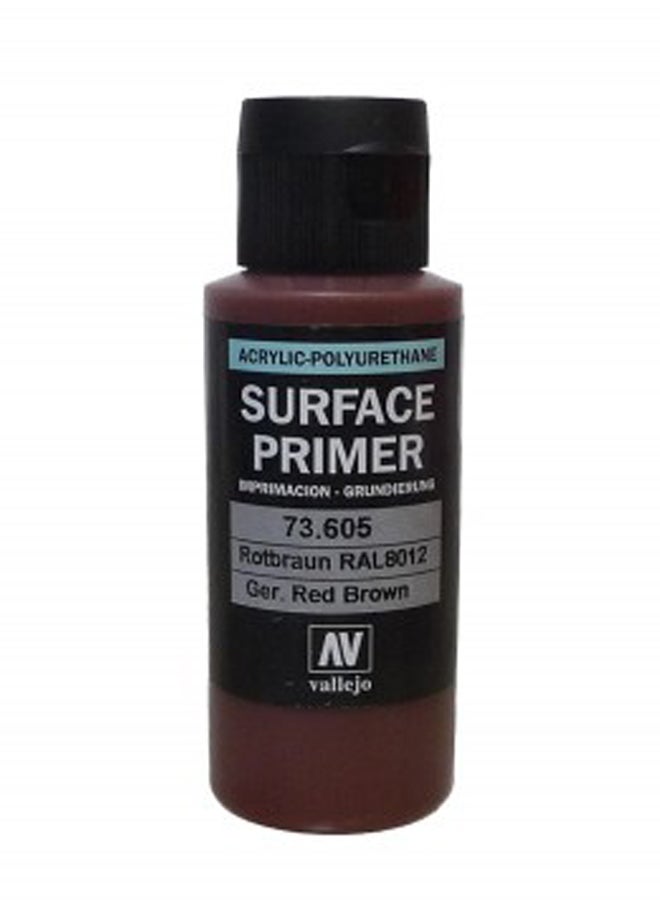 Surface Primer Acrylic Polyurethane German Red Brown