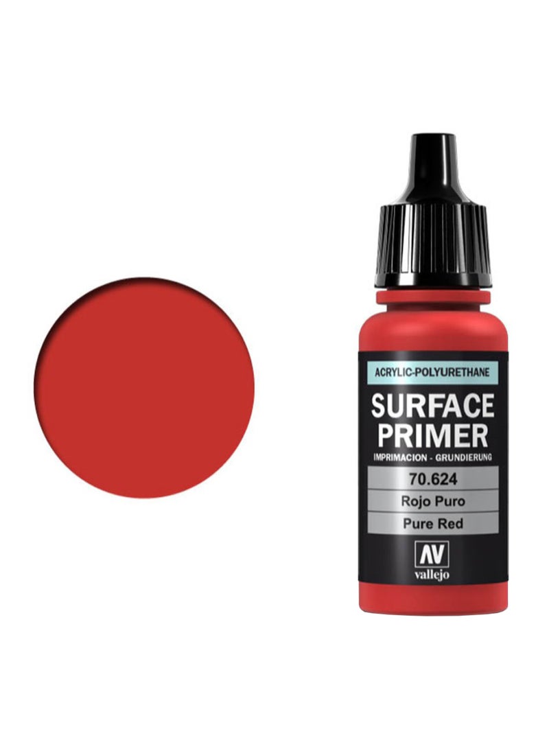برايمر أكريليك سطحي من مزيج البولي يوريثان أحمر نقي