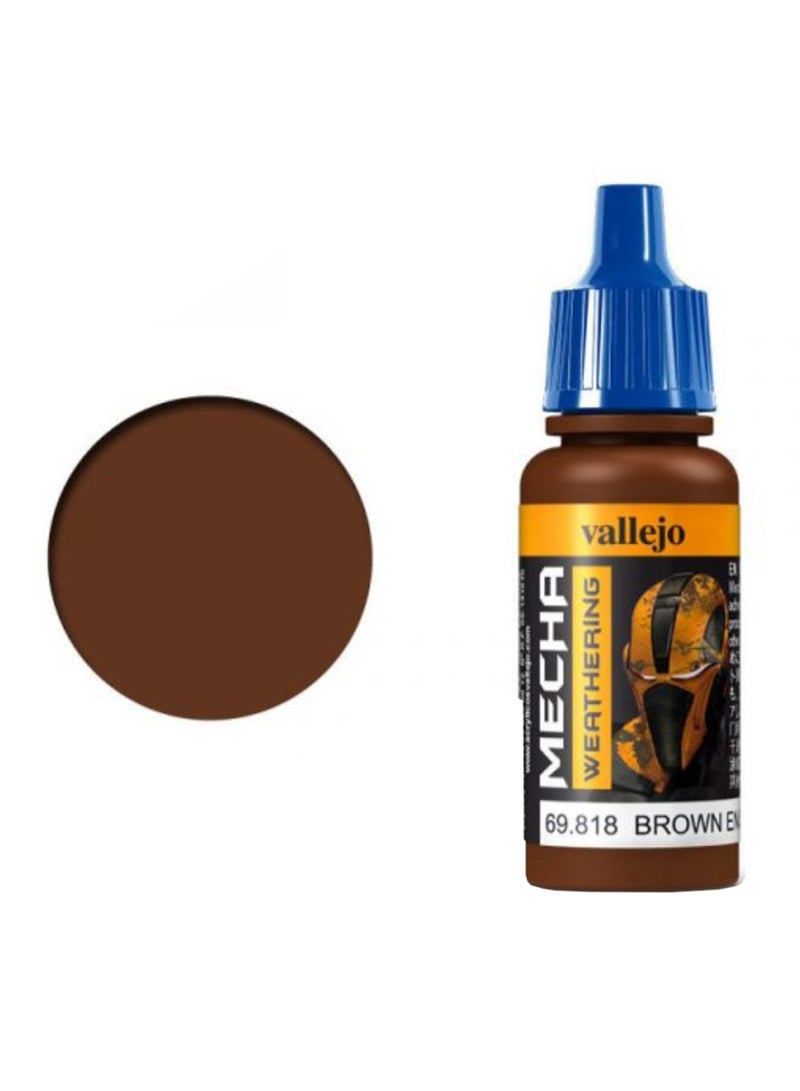 Mecha Weathering Paint Brown Engine Soot (Matt)