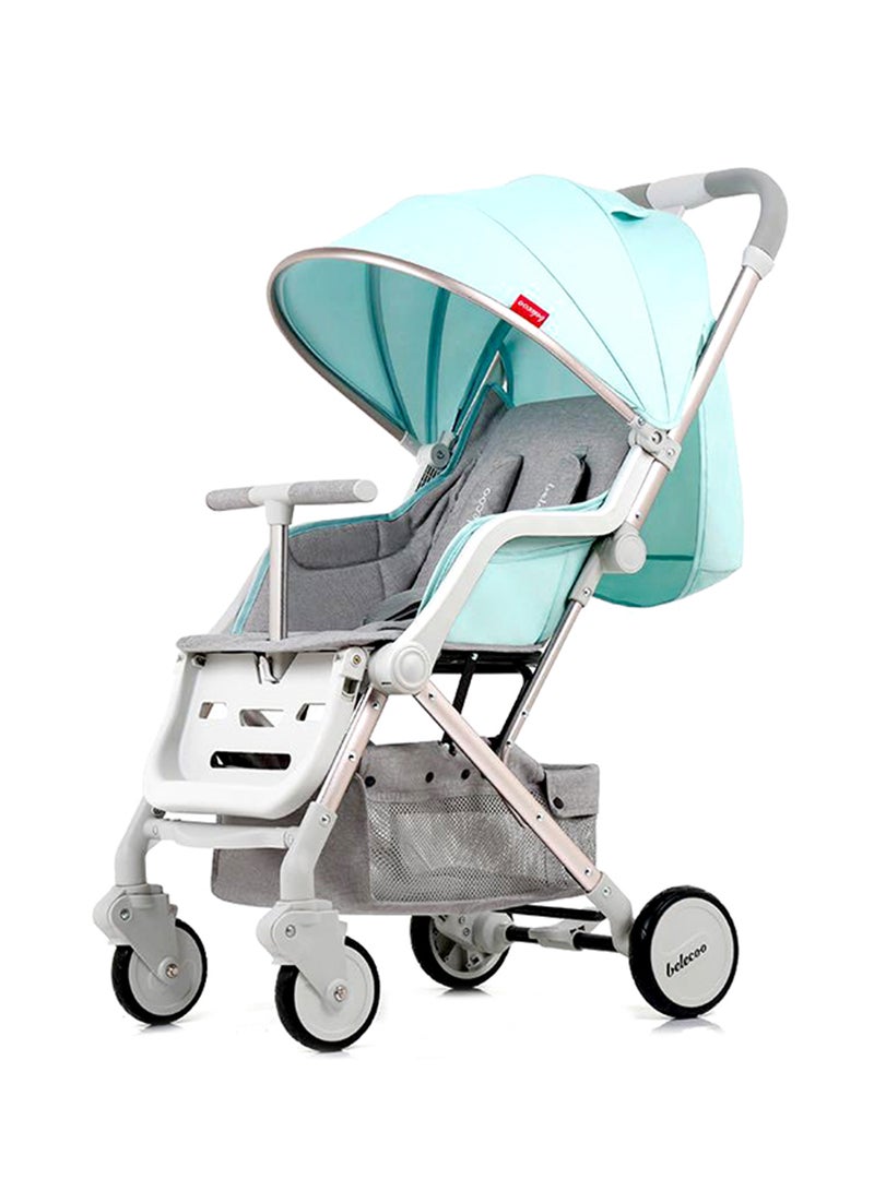 آي بيبي عربة أطفال قابلة للطي مع مظلة قابلة للتعديل وصينية طعام