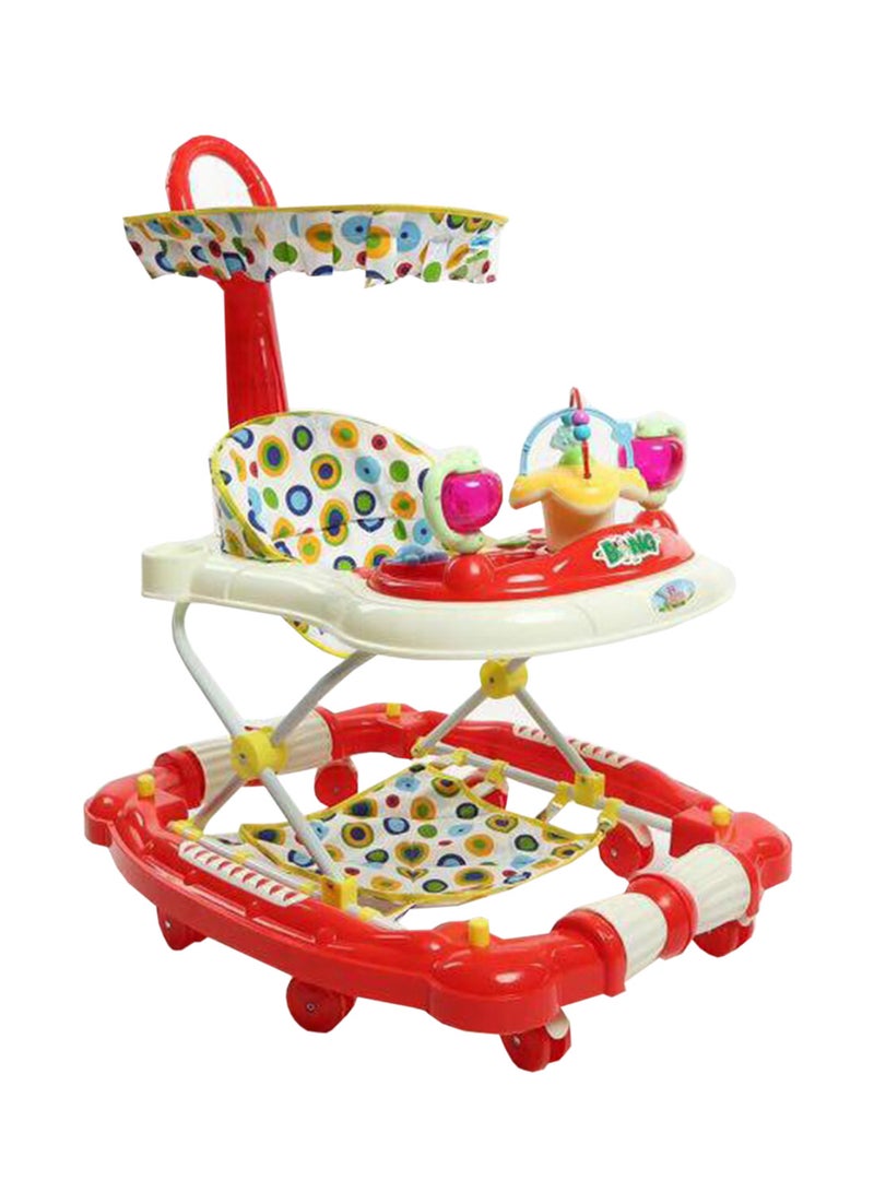 Baby Walker With Control Knob And Umbrella