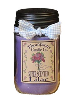 Lilac Mason Scented Candle Violet 5.4 x 3.2 x 3.2inch - v1549867568/N20839021A_1