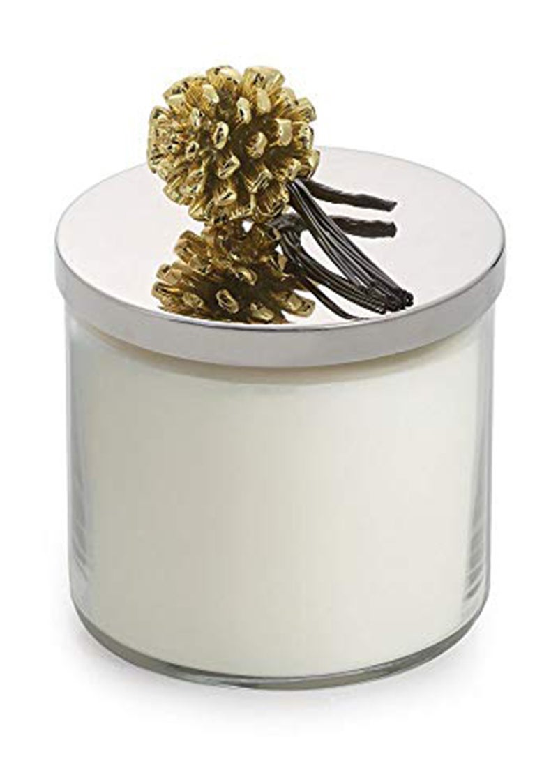 Michael Aram Pine Cone Candle White 5.25x4.5x4.25inch - Image 2