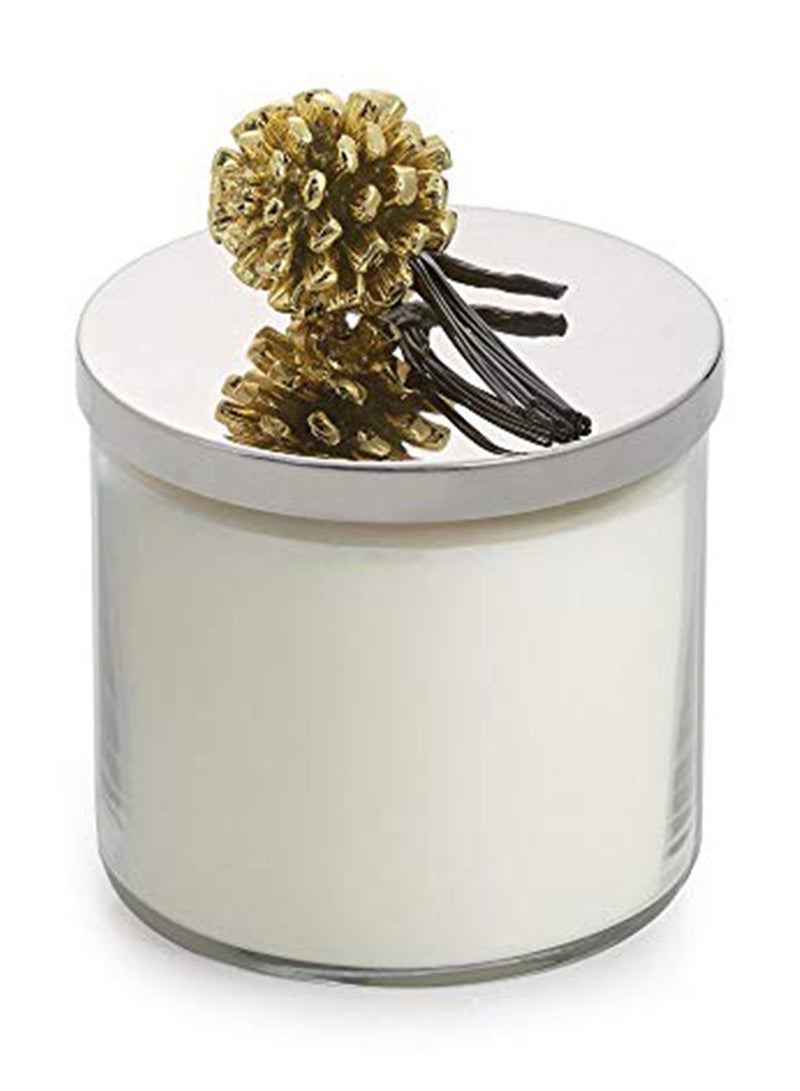 Michael Aram Pine Cone Candle White 5.25x4.5x4.25inch - Image 3