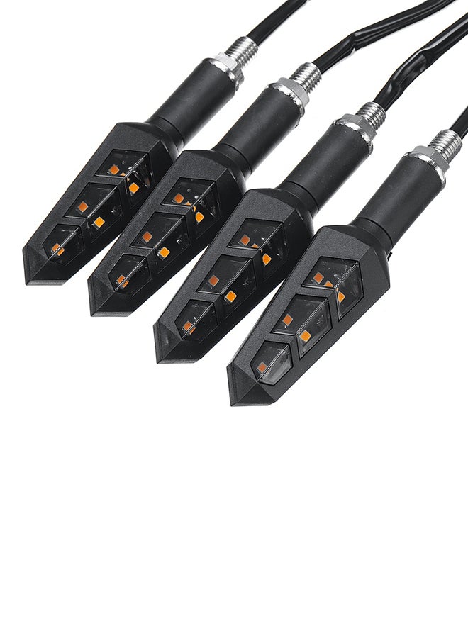 Generic 4-Piece Motorcycle Turning Signal Light Set  - Image 1