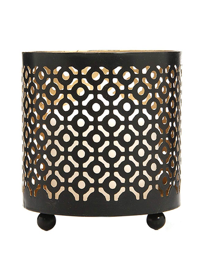 Hosley - Votive Tea Light Candle Holder Black 6.18x5.98x5.98inch - Image 1