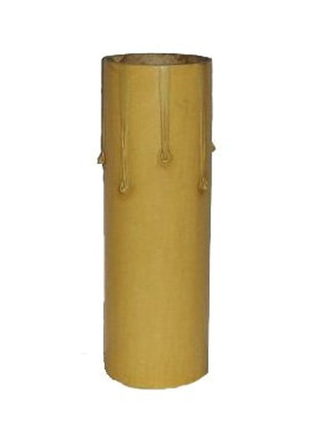 Creative Hobbies Pack Of 6 Drip Candle Covers Gold 4 x 4 x 4inch