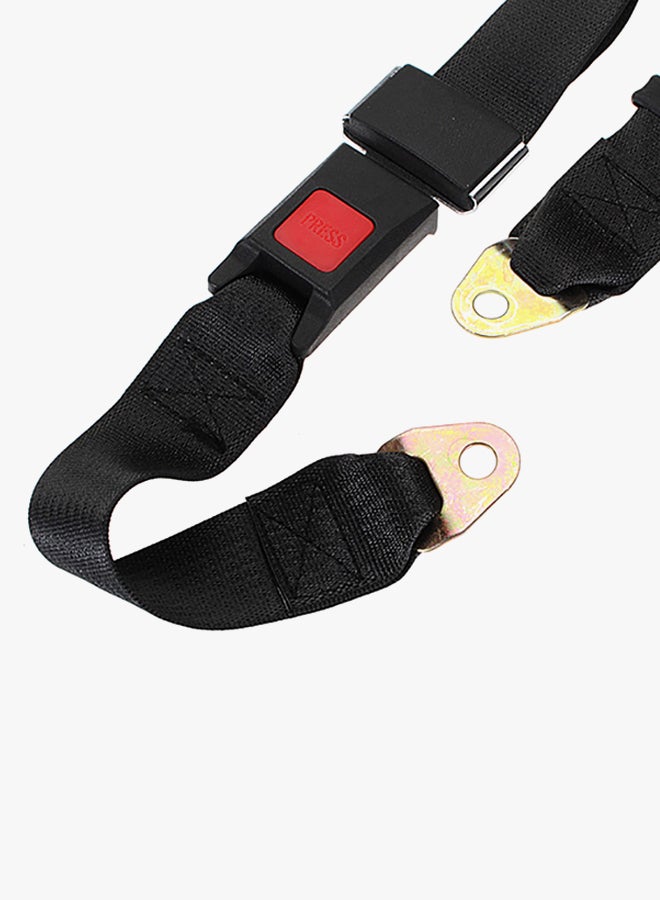 Auto Car Seat Belt Lap Adjustable Buckle Kit 2 Point Set - Image 2
