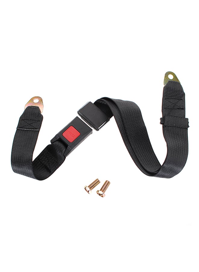 Auto Car Seat Belt Lap Adjustable Buckle Kit 2 Point Set - Image 1