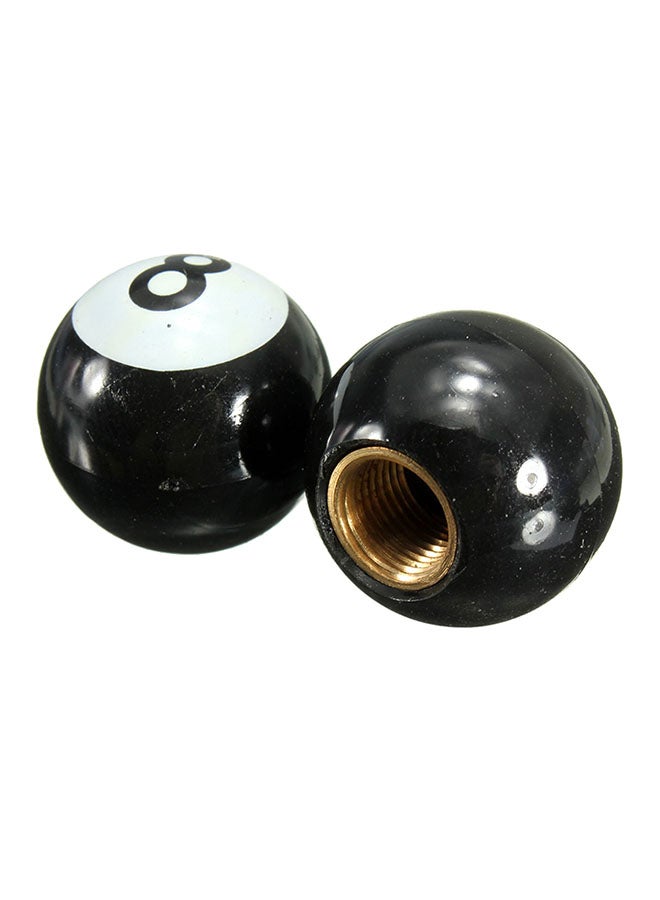 Generic 2 -Piece Car Wheel Rim Tire Valve Cap Cover Set  - Image 1