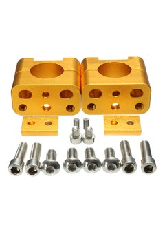 Generic 2-Piece Handlebar Riser Motorcycle Clamp Set  - Image 2