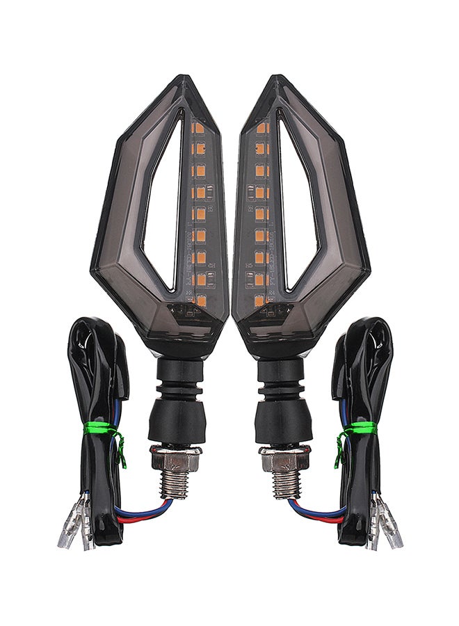 Generic Pair Of Turn Signal Light Set For Motorcycle  - Image 1
