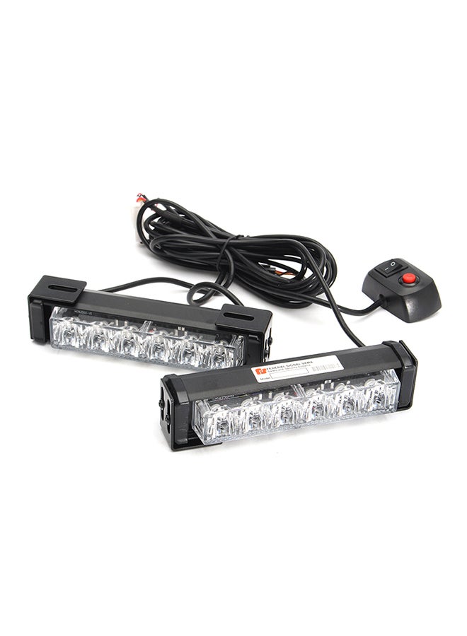 2-Piece Police Strobe Flash Light Set - Image 2
