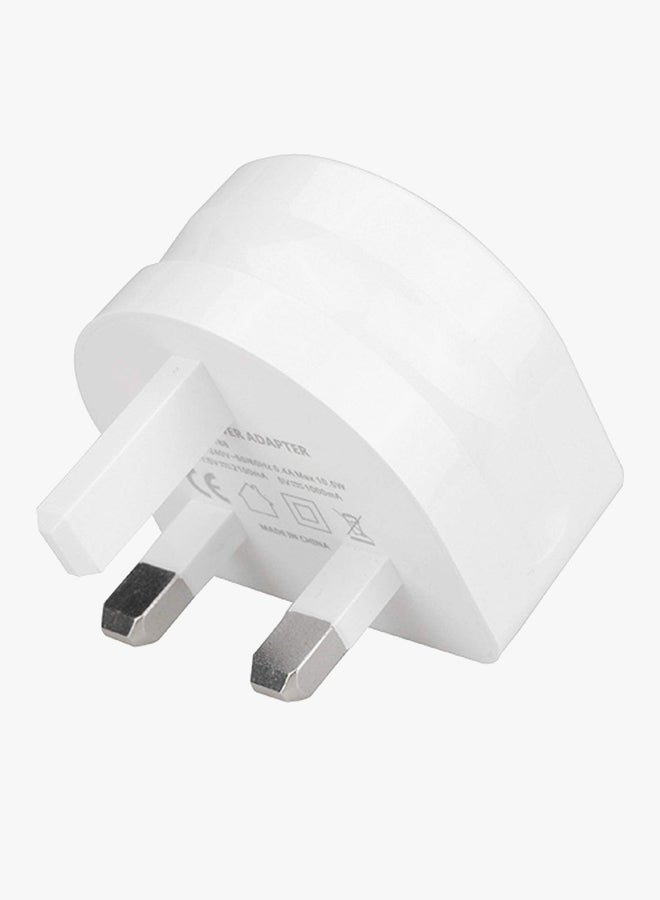 REMAX Dual USB Home Charger Adapter White - Image 2