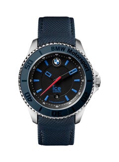 men BMW Motorsport Leather Band Watch BM.BLB.U.L.14