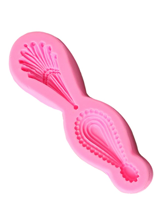 فيس مايل قالب لتزيين كعكة الزفاف على شكل مجوهرات وردي 11سم - Image 2