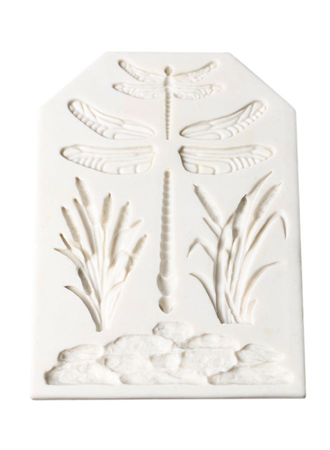 facemile Silicone 3D Dragonfly Fondant Mold White 15cm - Image 1