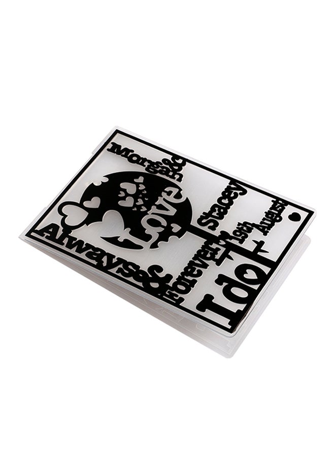 فيس مايل مجلد بقوالب لتزيين الكيك من البلاستيك المحكم متعدد الألوان 17سم - Image 3