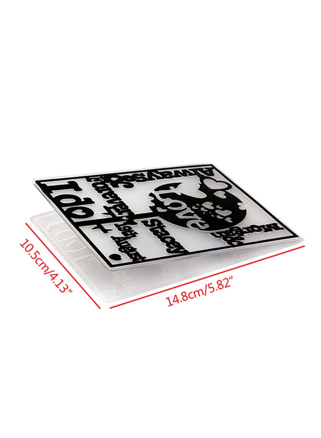 فيس مايل مجلد بقوالب لتزيين الكيك من البلاستيك المحكم متعدد الألوان 17سم - Image 2